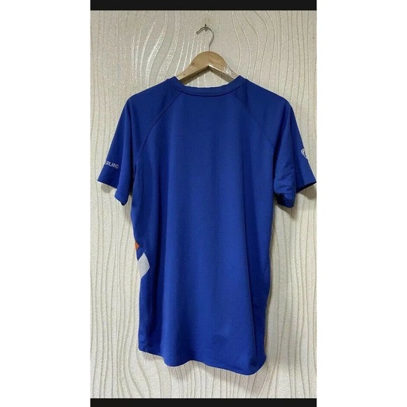 NETHERLANDS TRAINING FOOTBALL SOCCER JERSEY NIKE BLUE sz M MEN BLUE - Picture 2 of 12